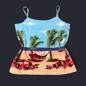 Y2K Summer Blue Tank Top by Faded Glory!